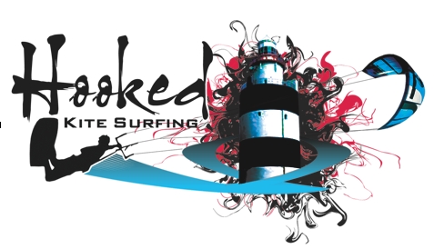 hooked kitesurfing logo