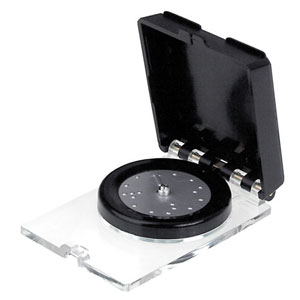 An open brunton braille compass