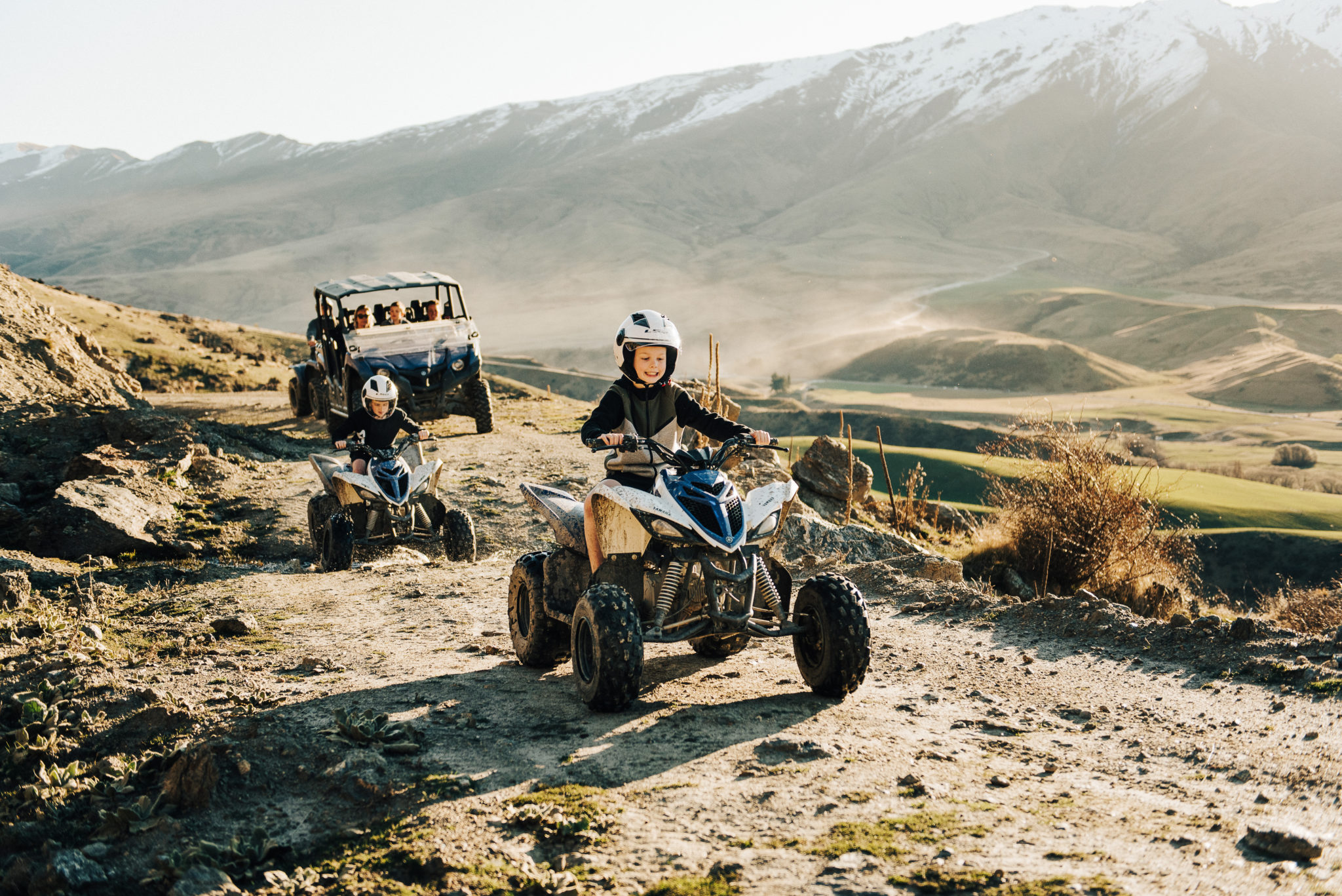 New Zealand "River Run" family quad bike tour