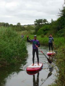 Newquay beginner SUP lesson (tour) in Crantock