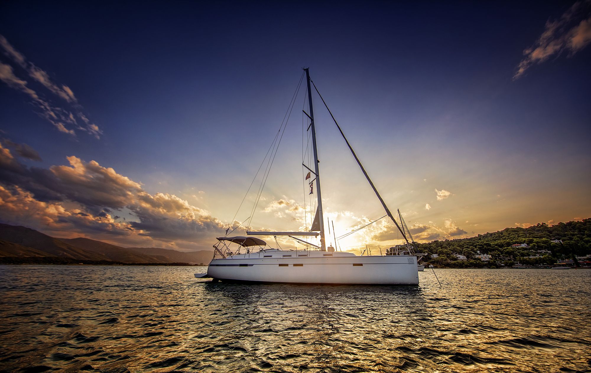 Greek Islands sailing holiday in the Sarionic Gulf