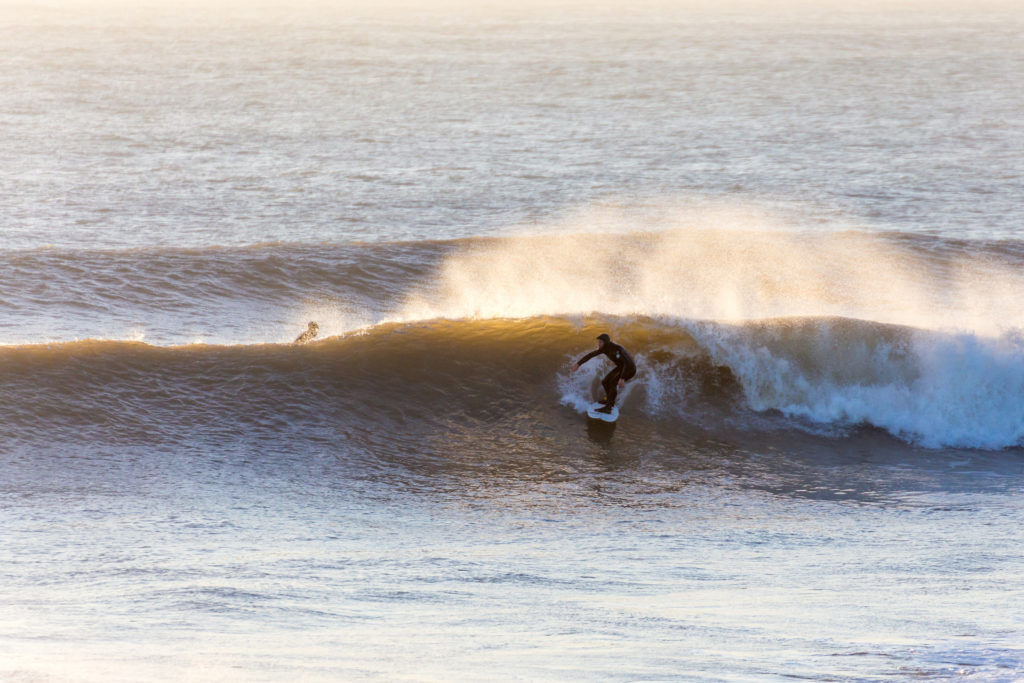Surfing at Compton Bay one of the Best Isle of Wight surf spots by Jason Swain