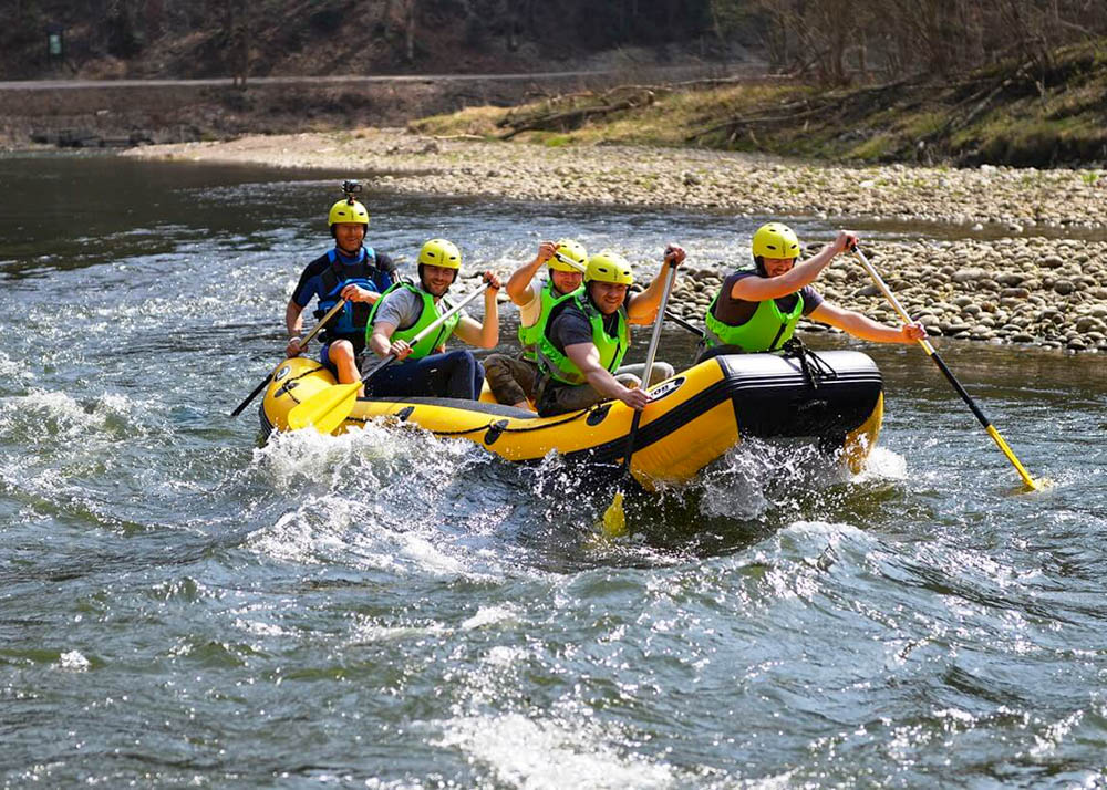Rafting in Slovakia in the Pieniny National Park