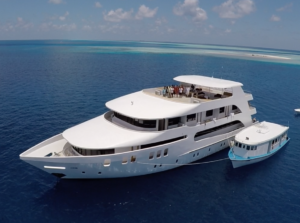 Stay on the luxurious Adora Yacht in the Maldives