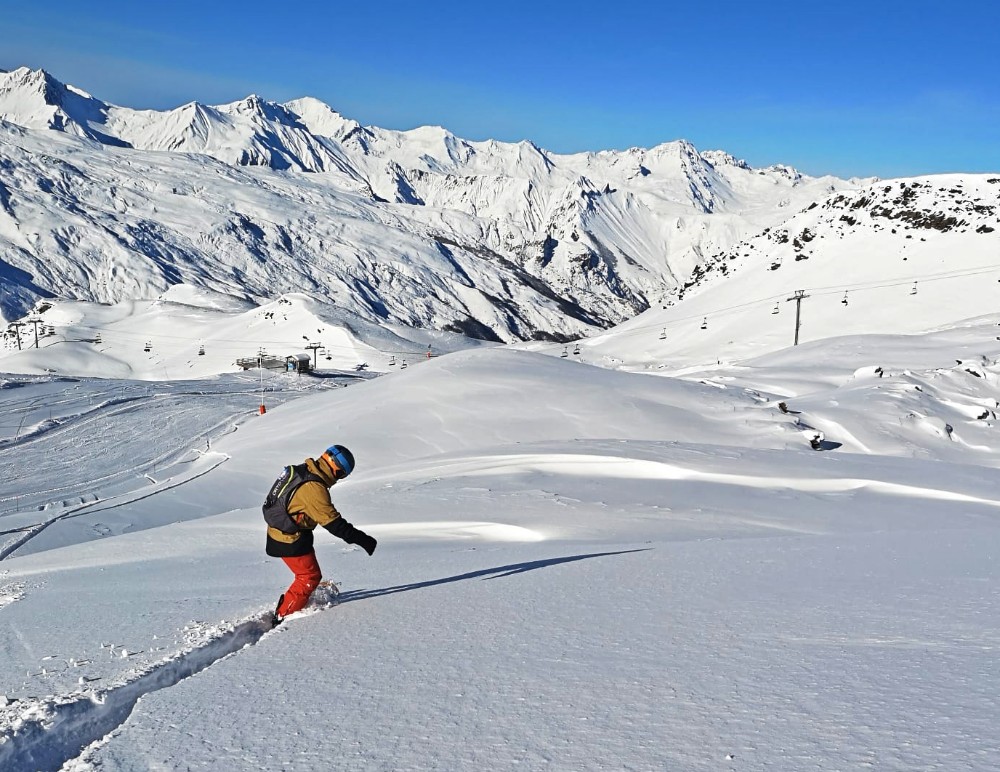 Fresh tracks in Les Menuires