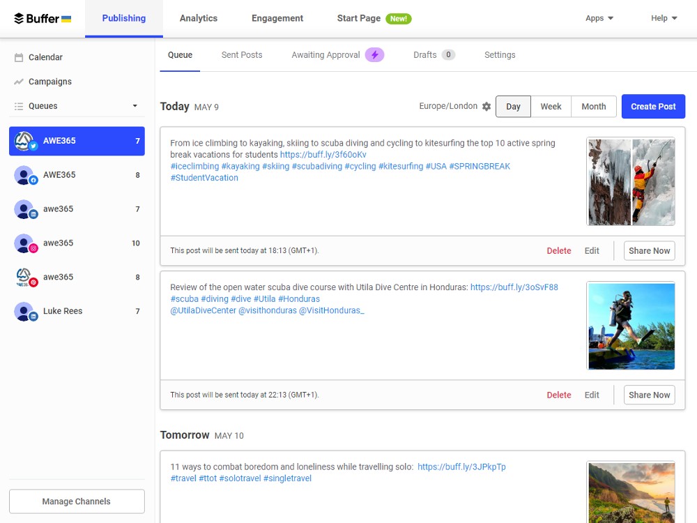 The best free adventure travel marketing tools you should be using buffer screen capture