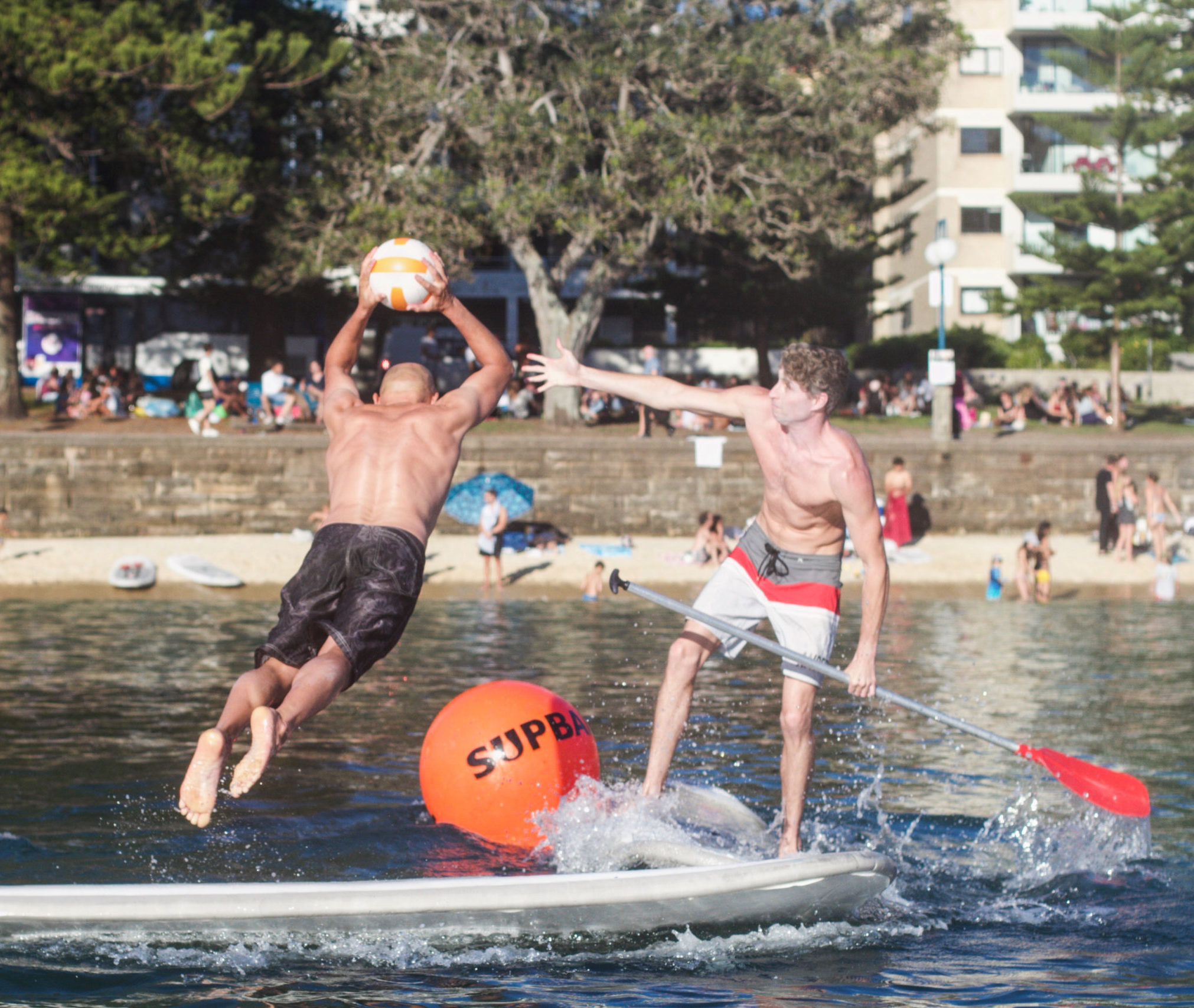 Join us on Manly Beach for a game of SUPBALL!
