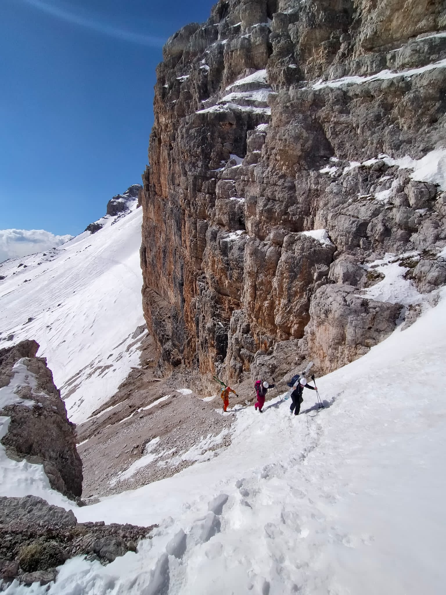 Join us in the Dolomites for an advanced level off piste skiing holiday in Italy