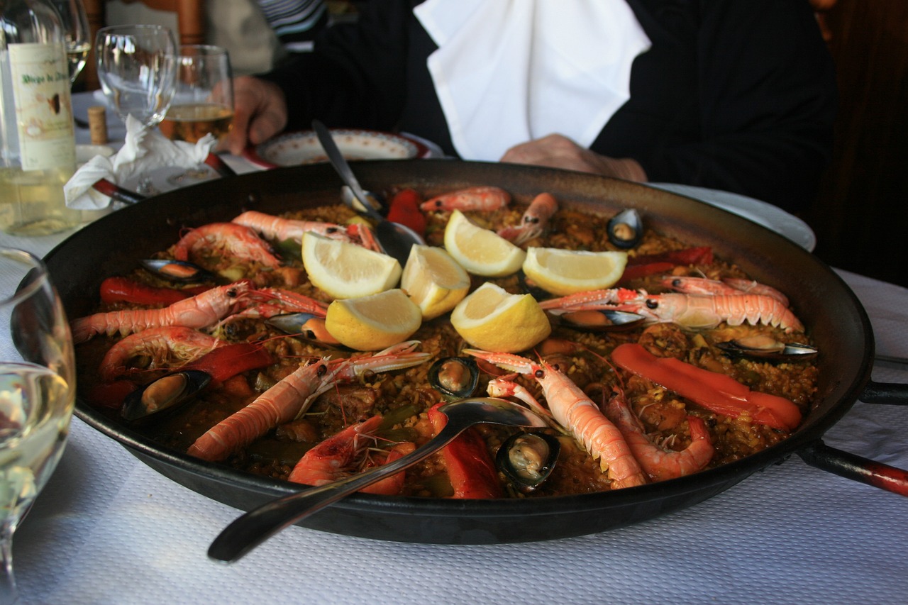 paella during adventure Madrid vs Barcelona pixabay royalty free image paella during adventure Madrid vs Barcelona pixabay royalty free image