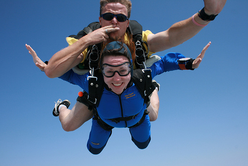 tandem skydiving in Sydney