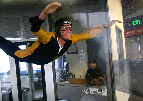 Indoor skydiving