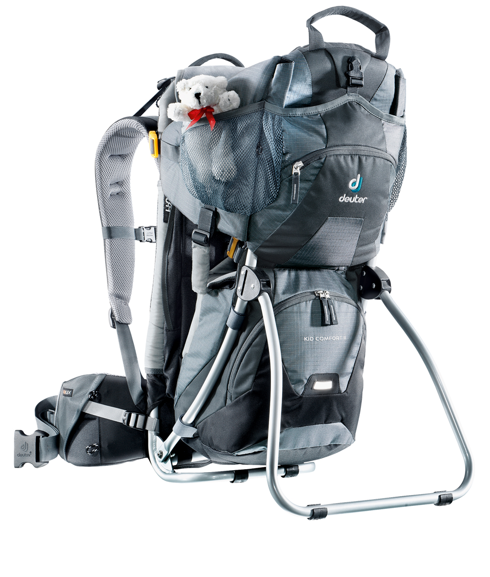 Deuter Kid Comfort II, child carrier baypack, Deuter Kid Comfort, child carrier, daysack, rucsacks, travel gear, baby carrying backpack